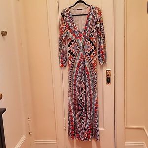 Dress with split in the middle